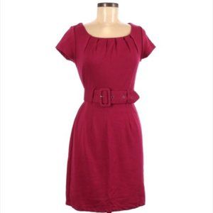 Pink belted H&M dress